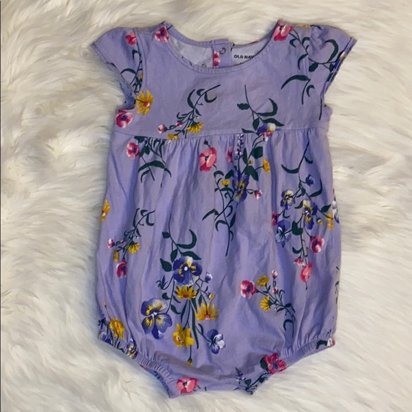 Old Navy baby girl bubble romper - 18-24 months